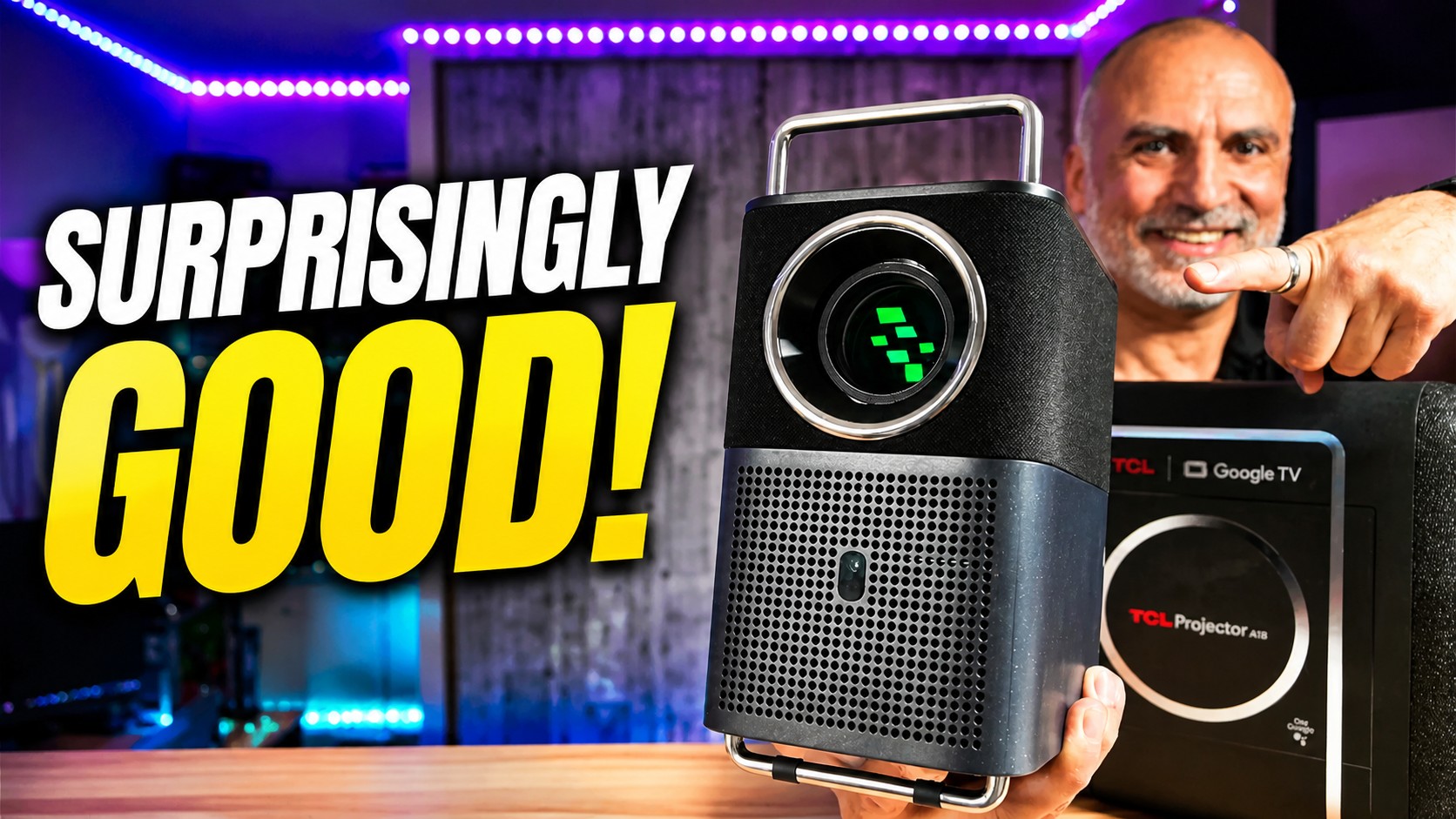 Watch Unboxing TCL A1s Smart Projector, Picture Quality and Tip on